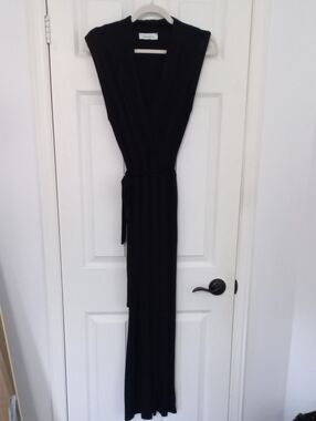 Sleeveless Black Jumpsuit - Carolyn Stanbury